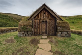 Wooden and peat buildings
