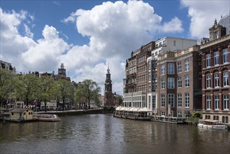 View over the Amstel to Munttoren