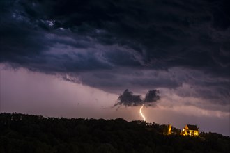 Thunderstorm over Mindelburg