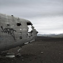Douglas DC-3 wrecked US Navy aircraft