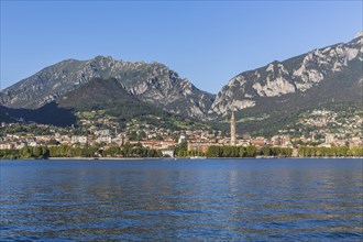View of Lecco on Lake Como