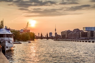 Spree Oberbaum Bridge and TV Tower