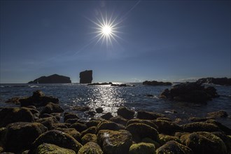 Rocky islands off the coast of Mosteiros