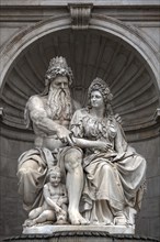 Albrecht fountain sculpture