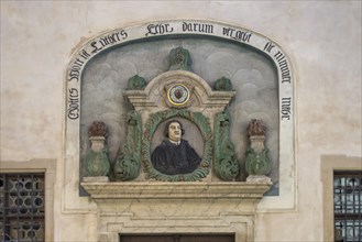 Relief at the birthplace of Martin Luther Museum