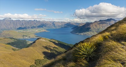 View of Lake Wakatipu and Mountain Range The Remarkables