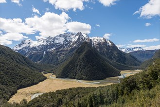 View on the Routeburn Flats