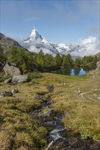 Snow-covered Matterhorn