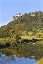 Werenwag Castle overlooking the Danube