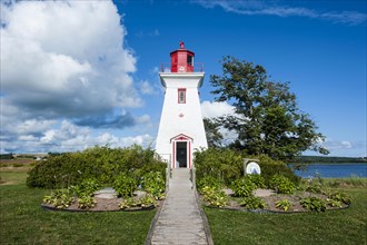 Little lighthouse in the harbour of Victoria