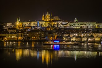 Night shot of Prague
