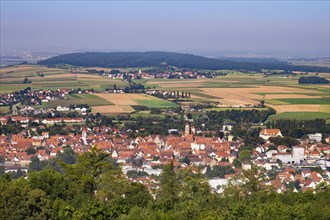 Weissenburg in Bayern and Weimersheim with Fluglingert Berg
