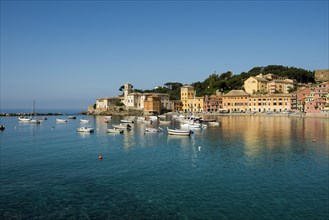 Townscape with harbour in Baia del Silenzio