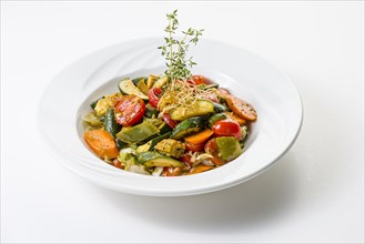 Vegetable stew with carrots