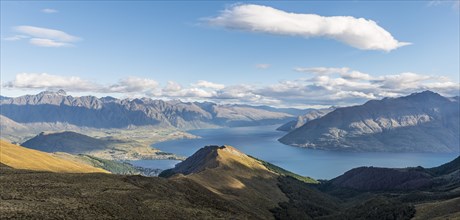 View of Lake Wakatipu and Mountain Range The Remarkables