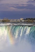 Waterfall Horseshoe Falls with Rainbow