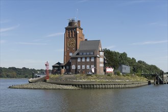 Headquarters of the Hamburg Harbour Pilots' Association in the pilots' house at Seemannshoft