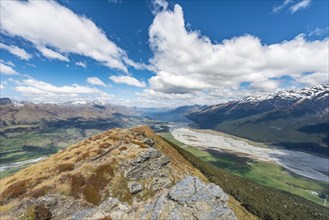 View of Lake Wakatipu from Mount Alfred