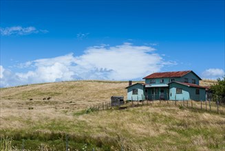 Lonely farmhouse in Chiloe