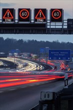 Traffic on highway A8 near Stuttgart Karlsruhe