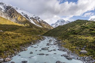 River flowing through valley
