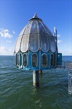 Diving gondola in the Baltic Sea