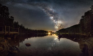 Milky Way over Mummelsee