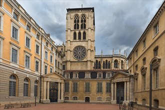 Saint Jean Cathedral and Palace courtyard, Lyon