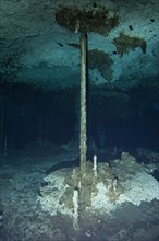 Stalagnat stalagmite column