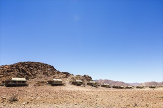 Luxury tents in the Namib Desert