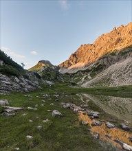 Mountains in the evening light