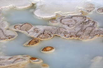 Mineral deposits in Porcelain Basin