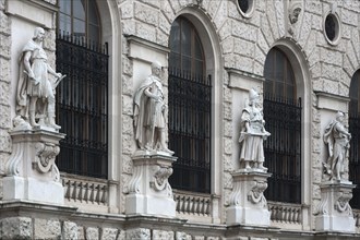 Statues from left: Slav