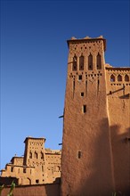 Mud buildings of the fortified Berber