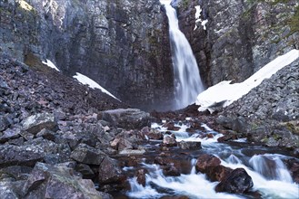 Njupeskar waterfall