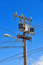 Power supply pole