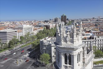 View from the Palacio de Comunicaciones