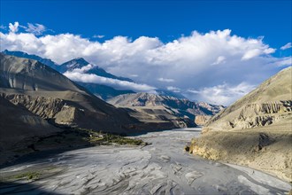 View of Kali Gandaki valley towards Upper Mustang