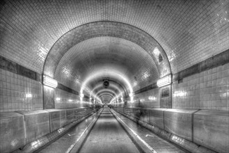 Old Elbe Tunnel in Hamburg