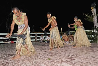 Dancing men at Kava ceremony
