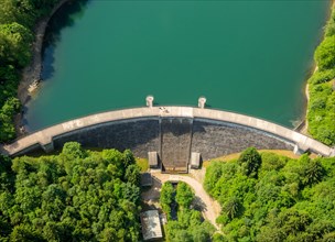 Glortal Reservoir with dam wall