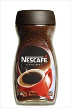 Jar of Nescafe coffee