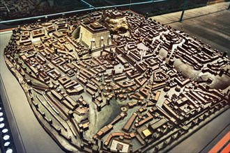 Ideal model of the city Jerusalem by Jakob Sandtner 1570