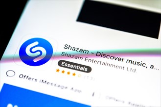 Shazam in the Apple App Store