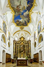 Choir with baroque high altar
