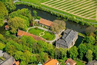 Castle Drensteinfurt at river Werse