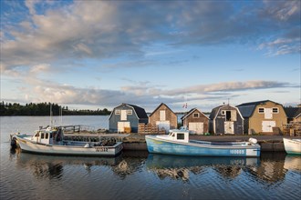 Little fishing boat in Stanley Bridge Harbour