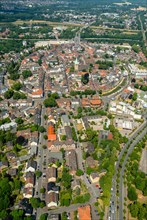 Dorsten town center with Westgraben and Sudgraben