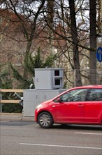 Mobile radar system Semi-Station on trailer for speed measurement