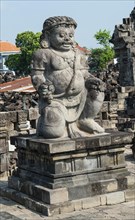 Statue in front of Prambanan temple